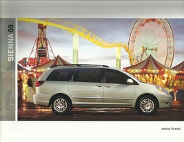 2009 Toyota SIENNA sales brochure catalog 09 US XLE Limited - $6.00