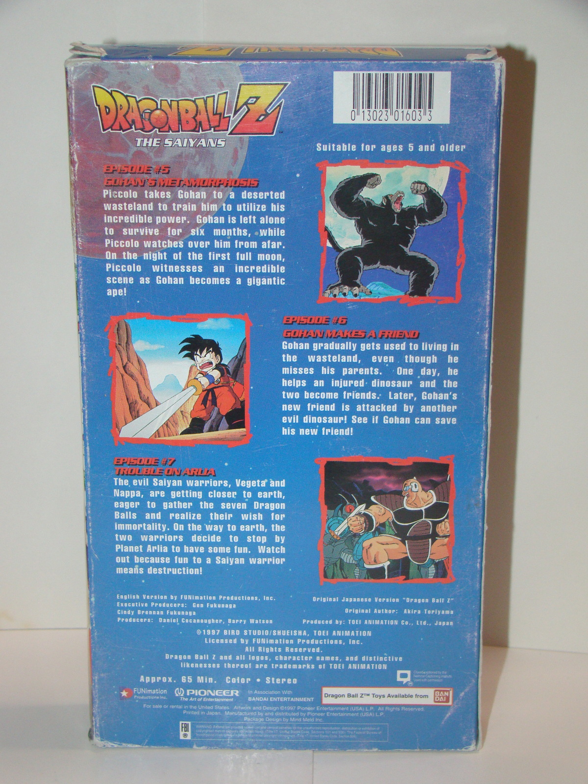 DRAGON BALL Z - THE SAIYANS (VHS) - VHS Tapes