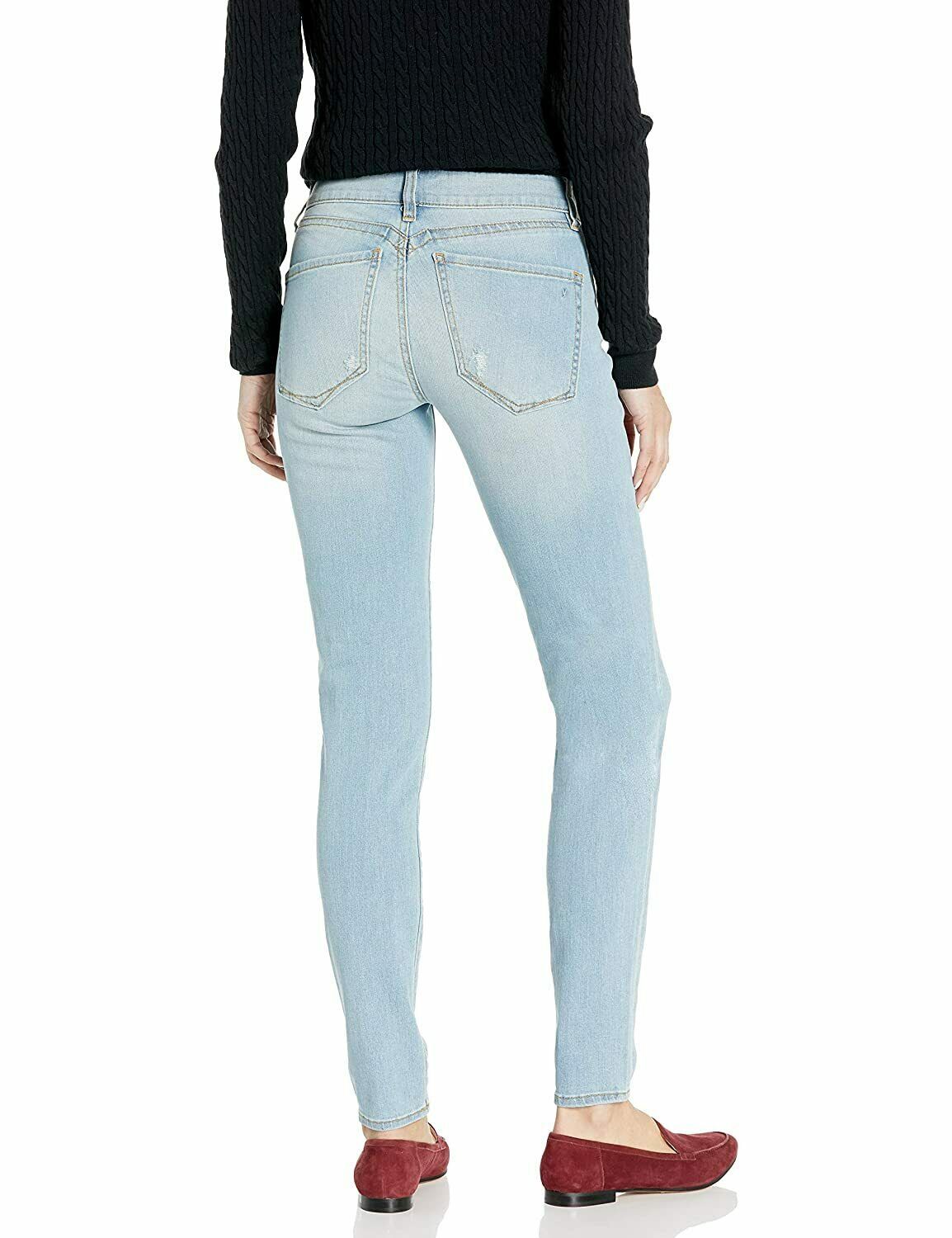 Yummie SUN BLEACHED Modern Mid Rise Slimming Skinny Denim Jeans, US 30 ...