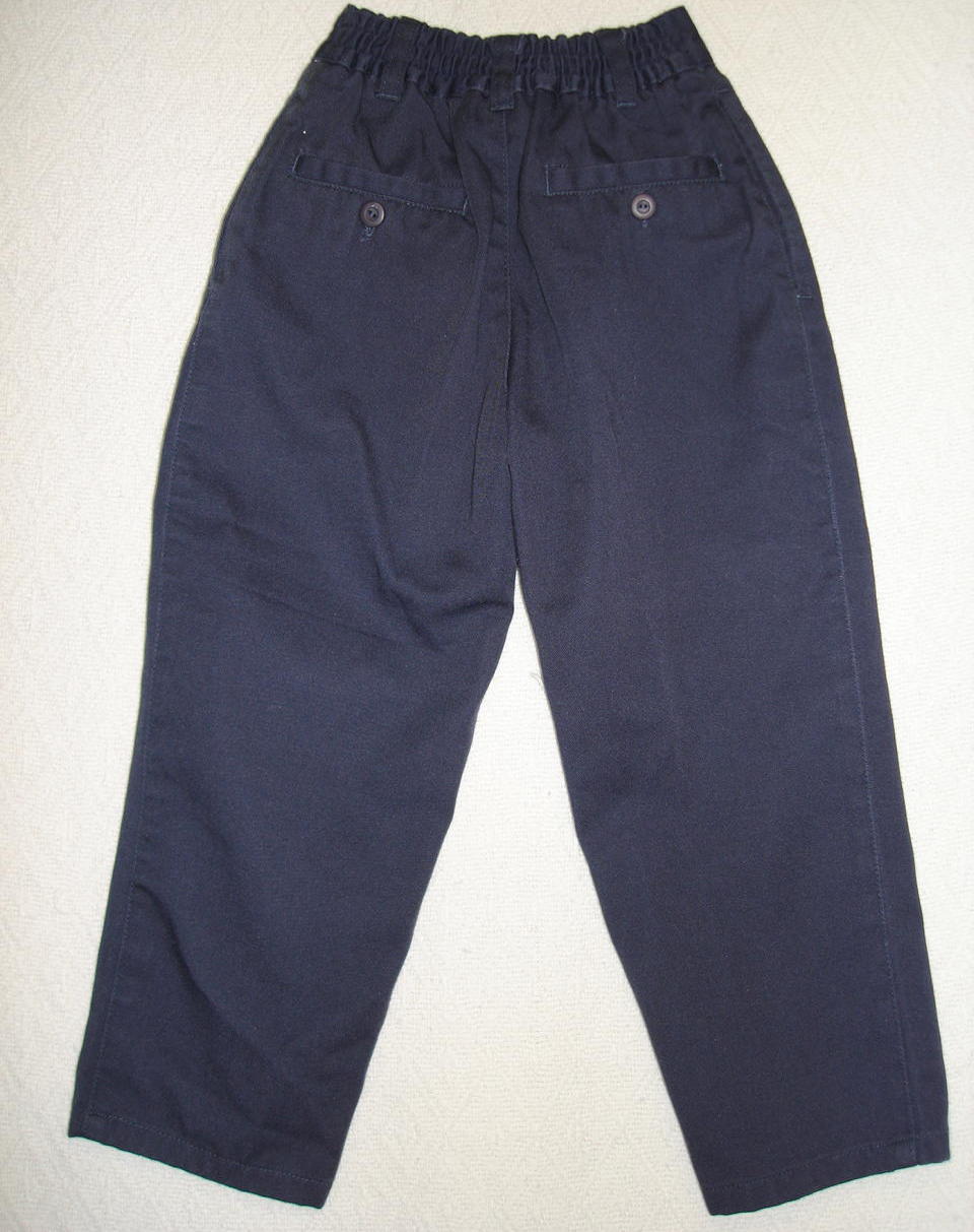 Bugle Boy Dress Pants Boys Kids Casual Navy Blue Size 4 Slim - Pants