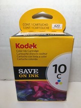 Kodak Color Ink Cartridge 10C New In Box. 420 page print life. - $14.84