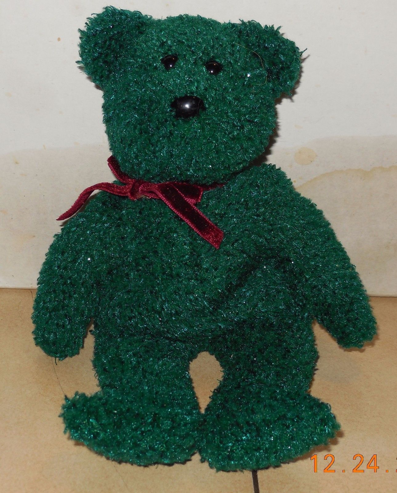 2002 holiday teddy beanie baby value