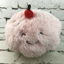 Squishable Pink Cupcake Plush With Cherry On Top Soft Stuffed Toy Foodie Dessert - $14.84