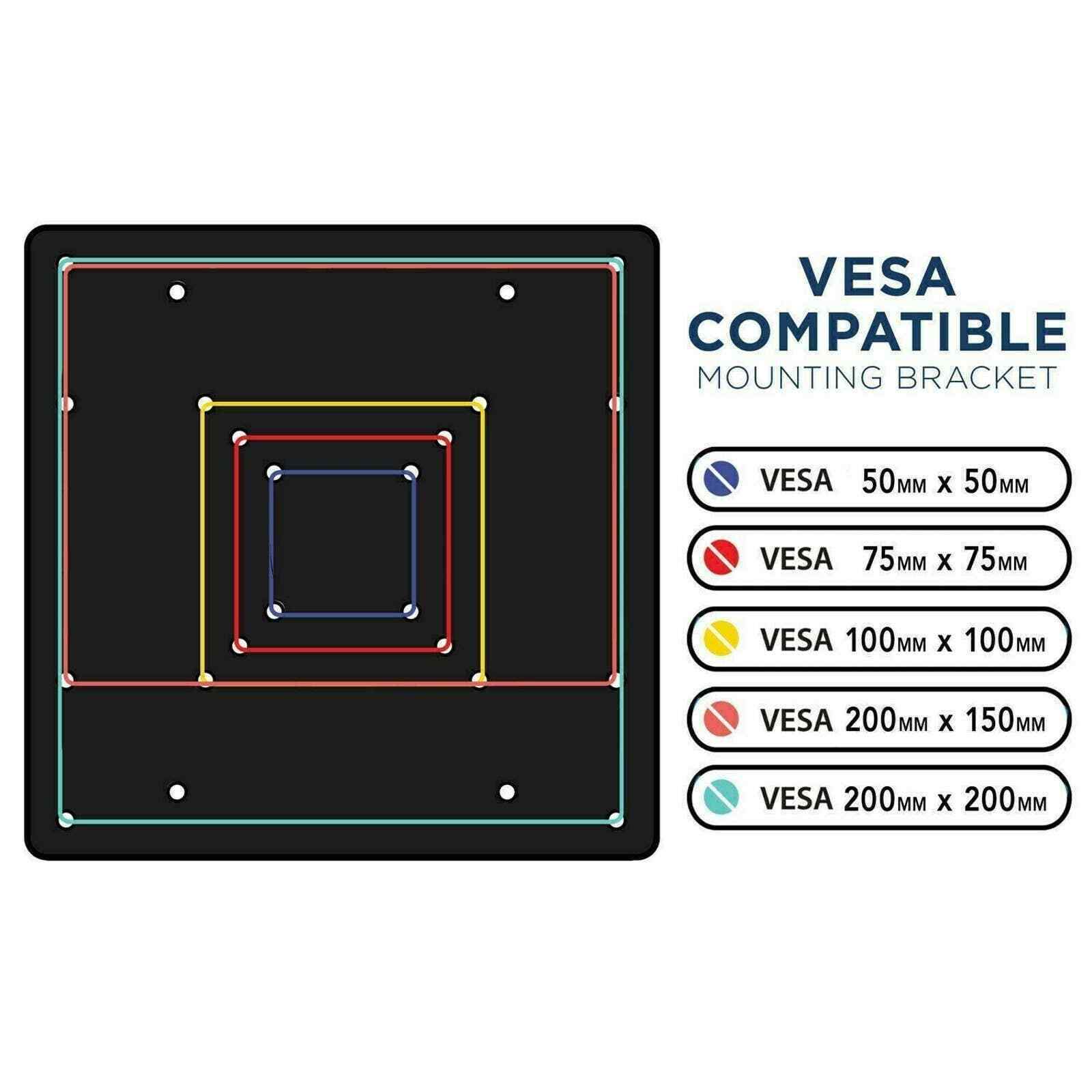 VESA Mount Adapter Plate Monitor and TV Mount Extender Conversion Kit