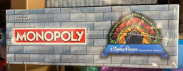 Disney Parks Theme Park Edition Monopoly Game Pop Up Castle Newest image 3