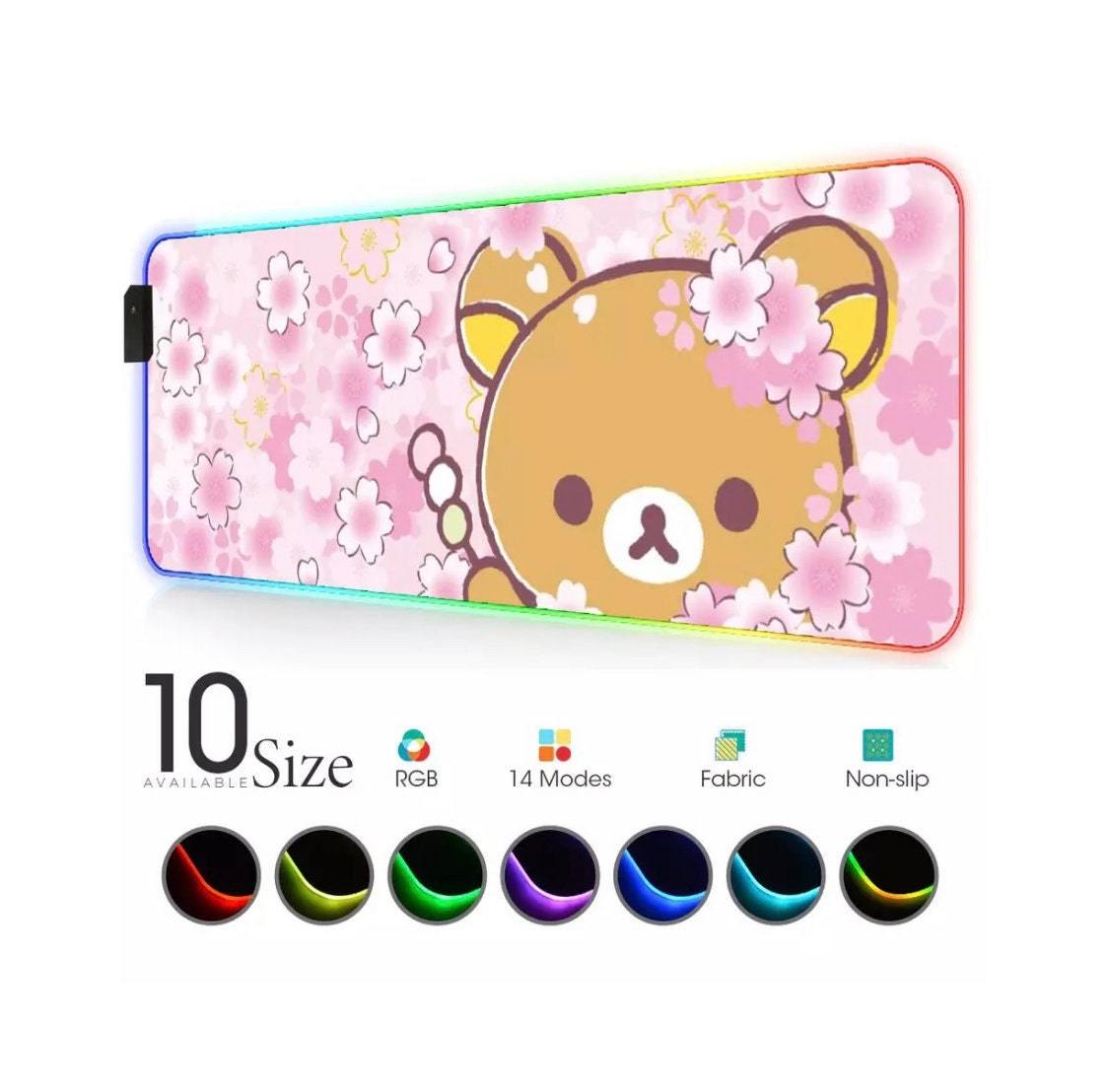 Primary image for Kawaii Bear LED Gaming Mouse Pad, Large Computer Desktop Mouse Pad