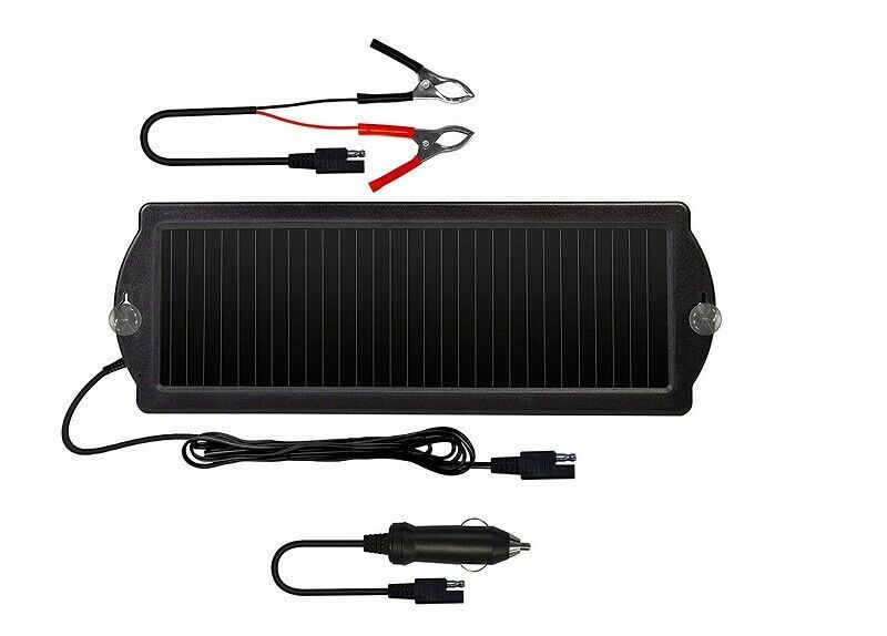 12v Solar Battery Charger Maintainer Car Boat Powered Trickle Panel