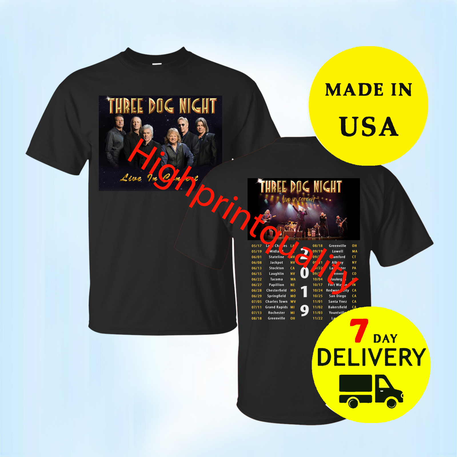 three dog night shirts