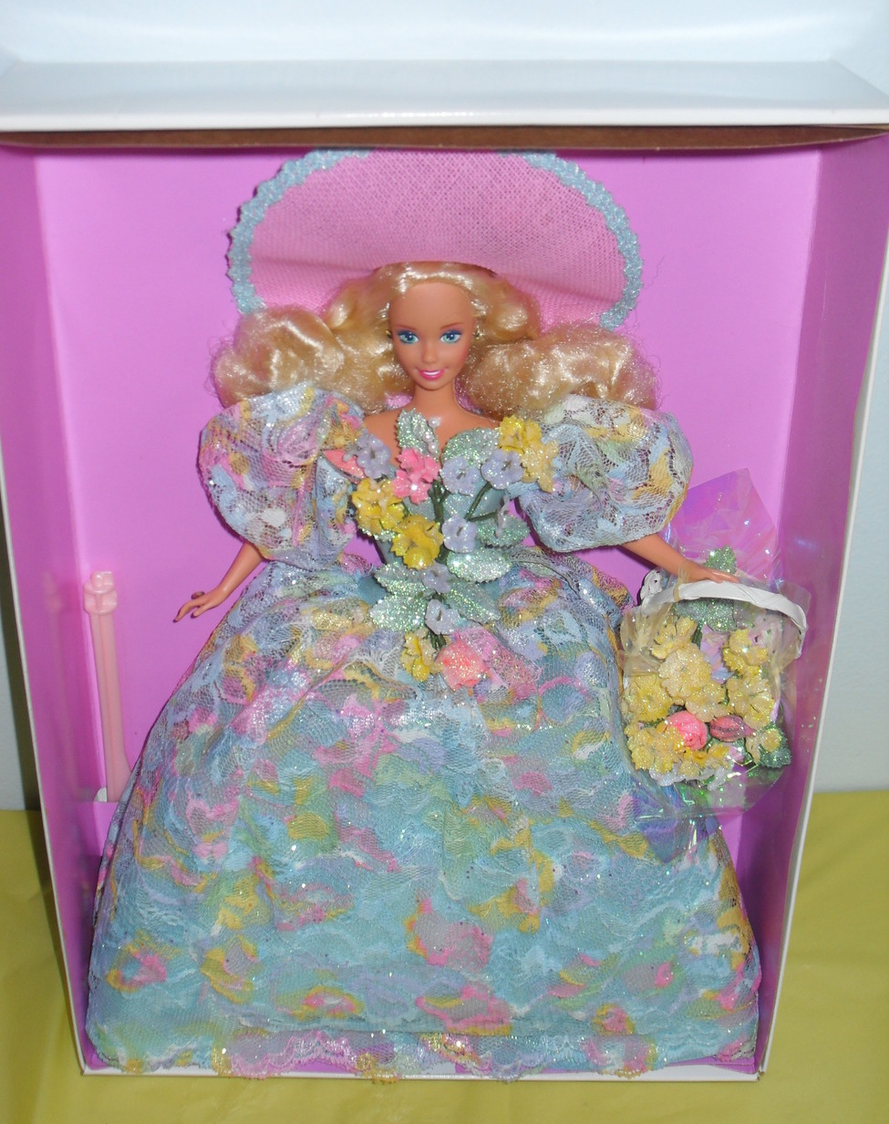 spring bouquet barbie 1994