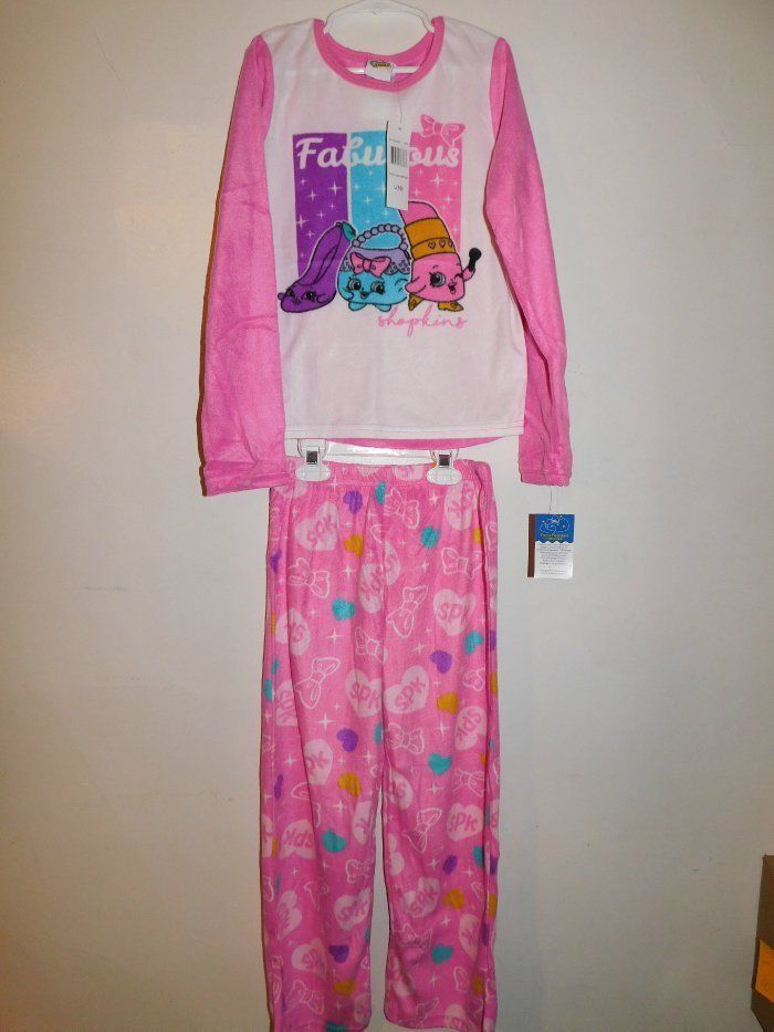 NWT Girls Footed Fleece Pajamas Size 4 5 Blue Panda Winter Pjs Jammies XS NEW