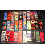 30 1930-1950s MATCH COVERS Restaurant Bar Cigars Club Hair Bank Barber S... - $34.99
