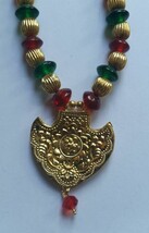 Punjabi Folk Cultural Bhangra Gidha Kaintha Taweet Pendant Colourful nec... - $26.88