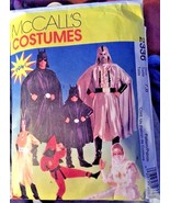 McCall&#39;s Sewing Pattern 2336 Bat Man Super Hero Costumes Size 7-8 Halloween - $4.17