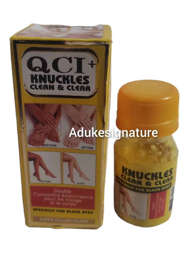 qci knuckles clean and clear cream