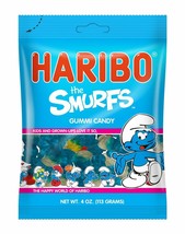 2 Packs Haribo Gummy Smurfs 4oz