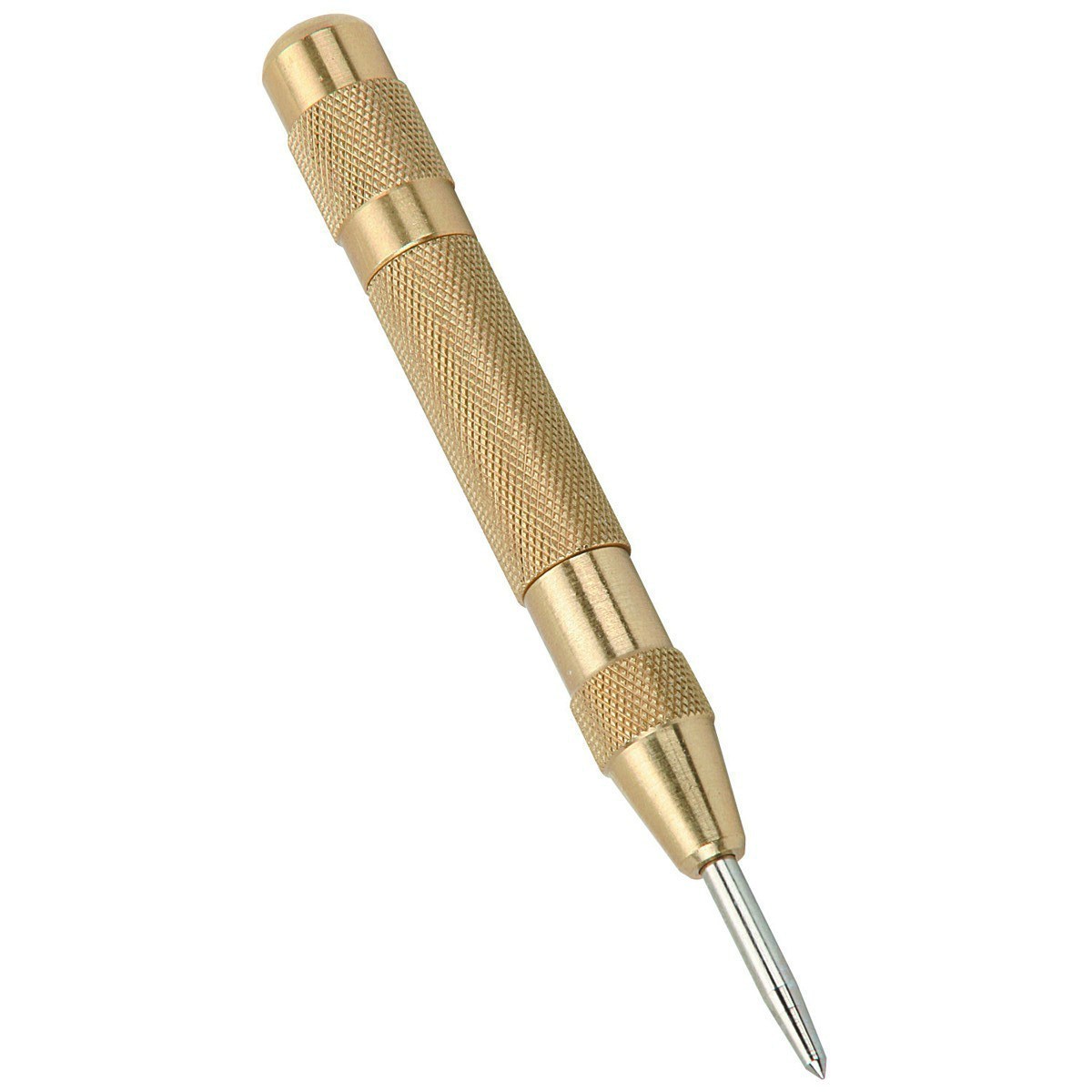 SPRING LOADED CENTER PUNCH Mark Wood Steel Glass Punches