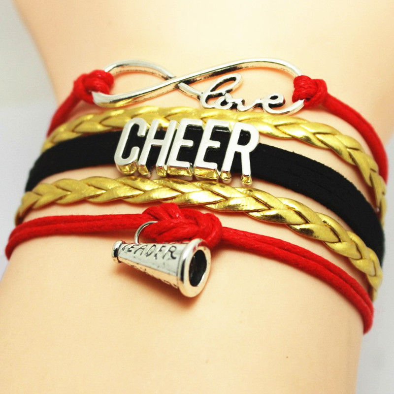 Custom Cheer up Bracelet cheering squad Trumpet Cheerleading