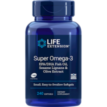 Life Extension Super Omega-3 Fish Oil  EPA/DHA with Sesame Lignans and Olive E - $25.13