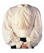 Colonial / Cavalier Shirt Ruffled Pirate Fancy Dress Halloween Costume A... - $44.45