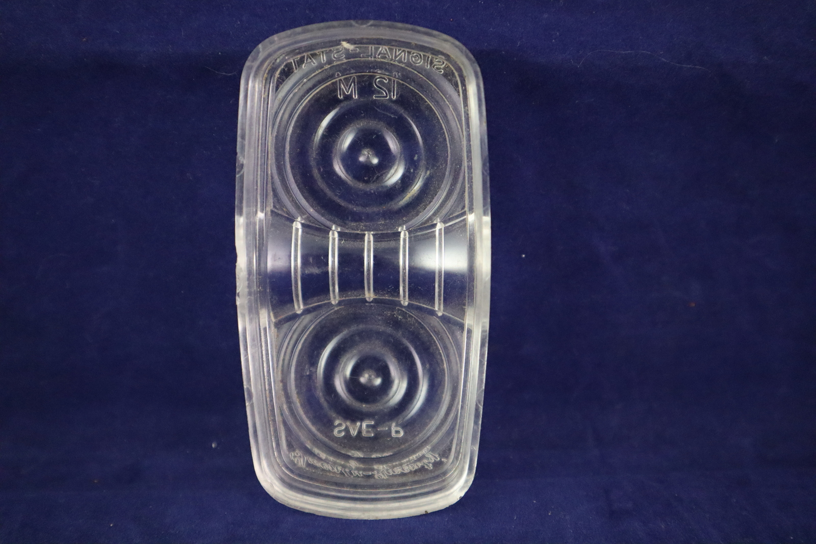 Vintage Signal Stat Twenty Twenty 12M Clear Marker Light Lens Pair