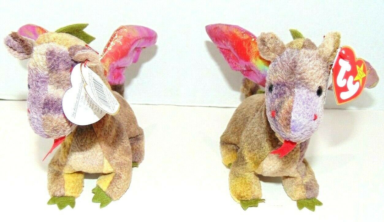 Mint w// Tag 2001 Ty Beanie Babies Poopsie the Bear PE Pellets