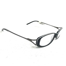 Anne Klein AK8039 129 Eyeglasses Frames Black Silver Round Full Rim 49-15-135 - $50.48