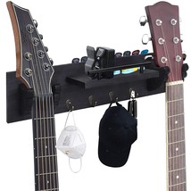 Double Guitar Wall Mount, Guitar Wall Hanger With Guitar Accessories S - $53.99