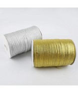 Metallic Ribbon Gold and Silver Ribbon Roll Gift Wrap Supplies Christmas... - $22.00