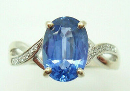 2.03ct Cornflower / Ceylon Blue Genuine Natural Sapphire Ring (#J498) - $2,550.00