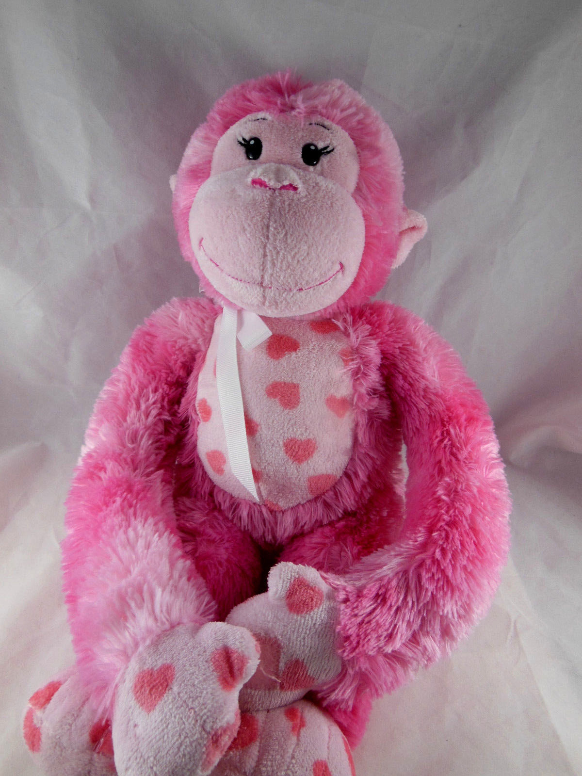 pink stuffed monkey