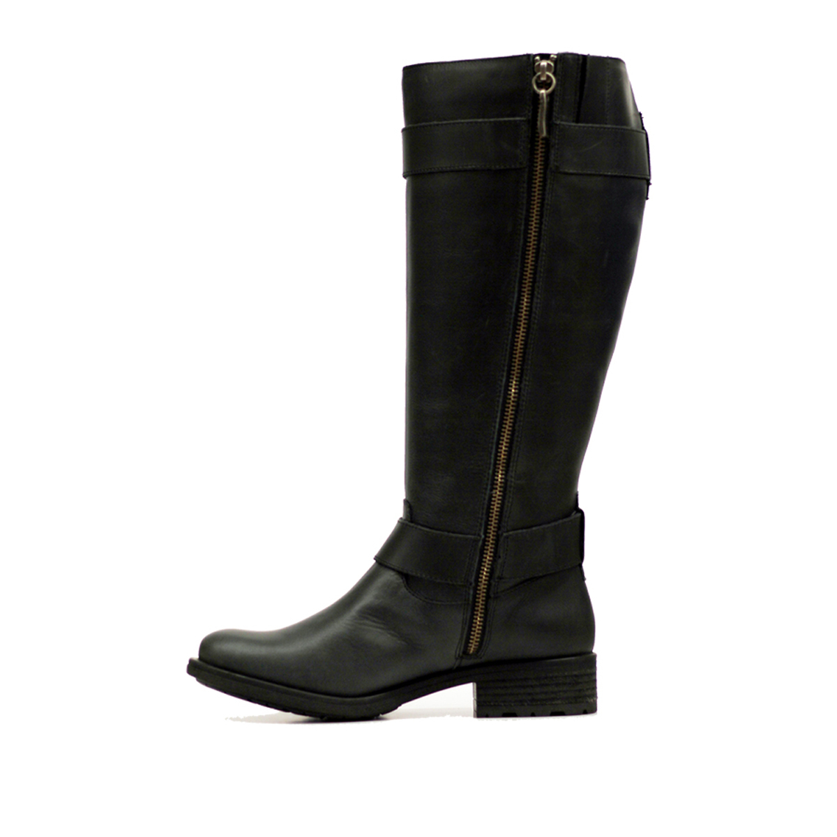 Vestiture Women's Navajo Black Extra Wide Calf Leather Riding Boot ...