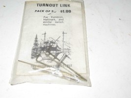 THE PUSHBUTTON PEOPLE- TURNOUT LINK FOR KEMTRON SWITCHES- NEW - H43 - $5.65