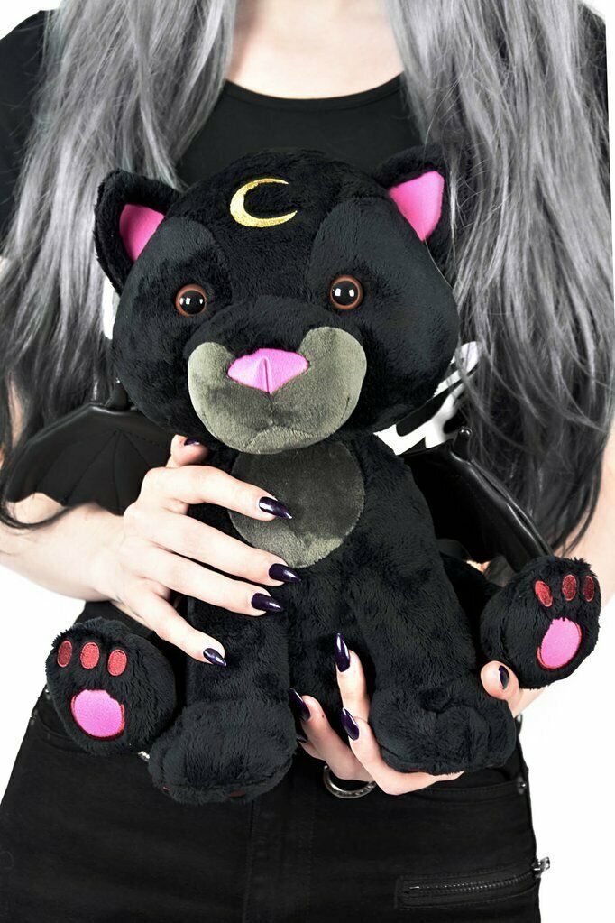 gothic plush backpack