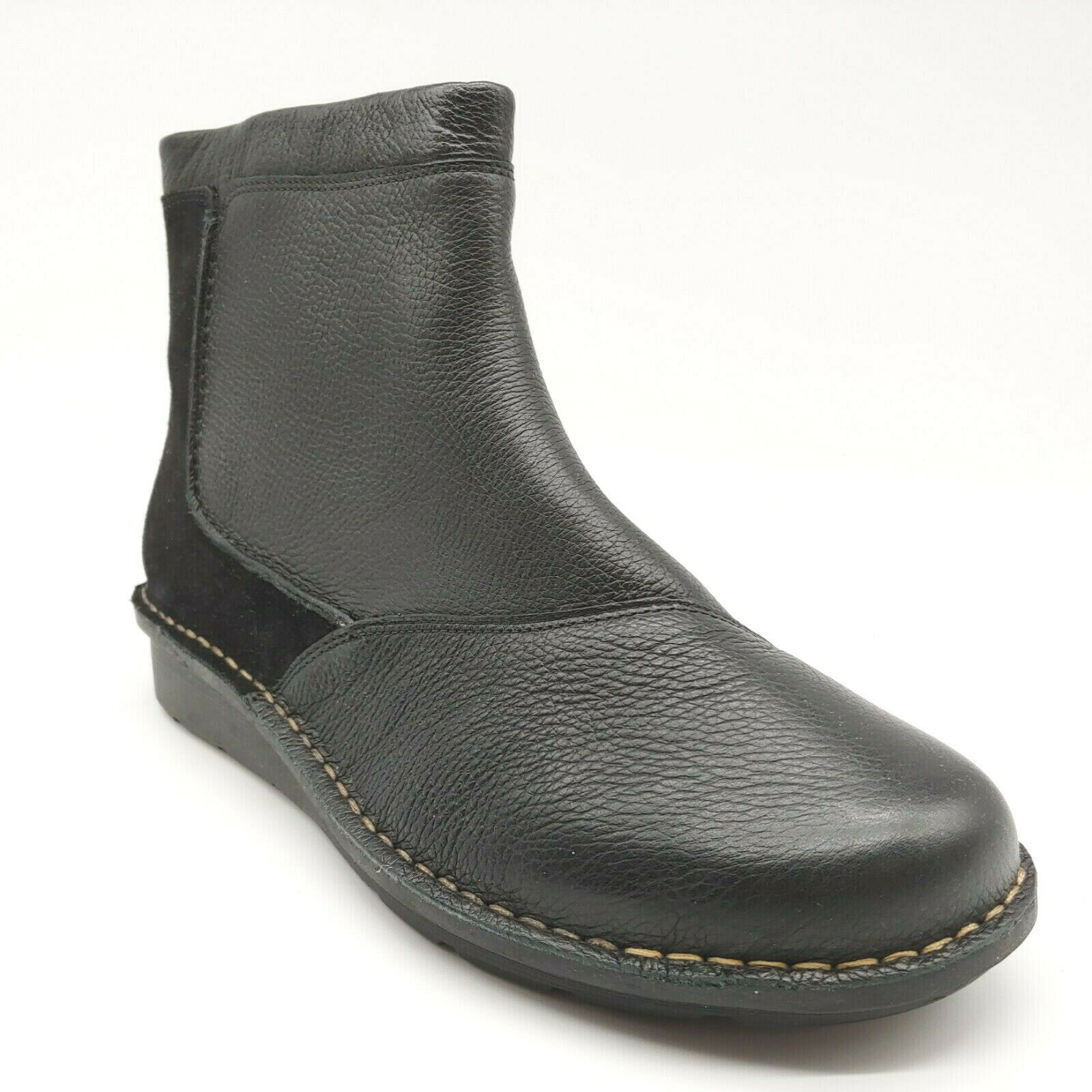 clarks womens ankle boots black leather