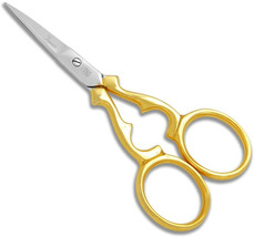 Famore 3.5 Inch Classic Design Scissors Half Gold 760 - $12.56