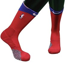 Nike NBA Authentics Detroit Pistons Basketball Crew Socks Team Issued (Red/Blue) - $34.60