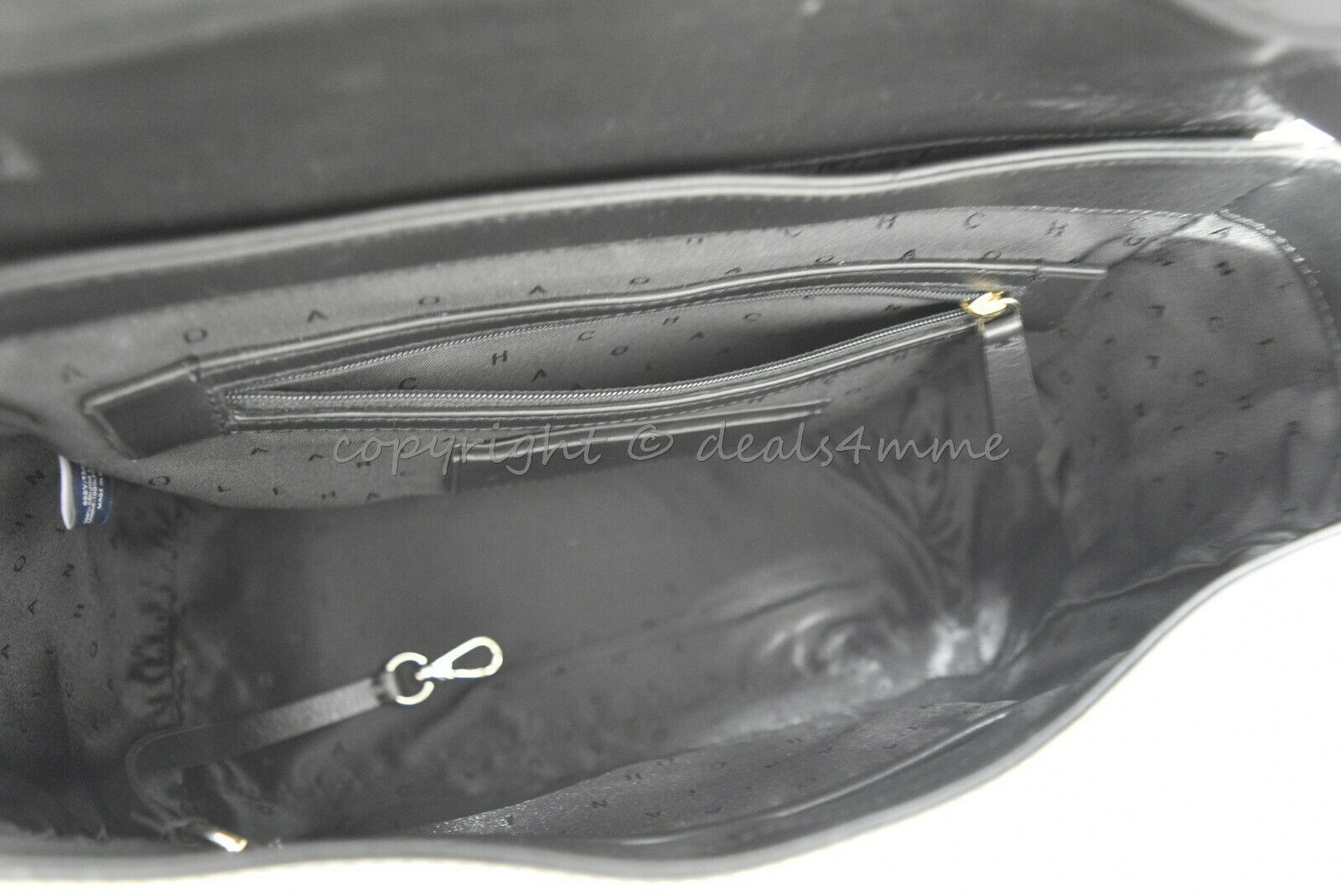 cole haan lock group leather tote bag