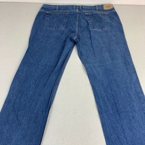 Berkley Jensen Classic Jeans Mens 42X32 Blue Straight Leg Cotton Medium ...