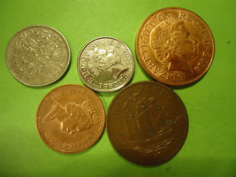 English Coin (Lot 8-F) -STARTER SET-LOOK At Picture For Details And Dates - $4.70