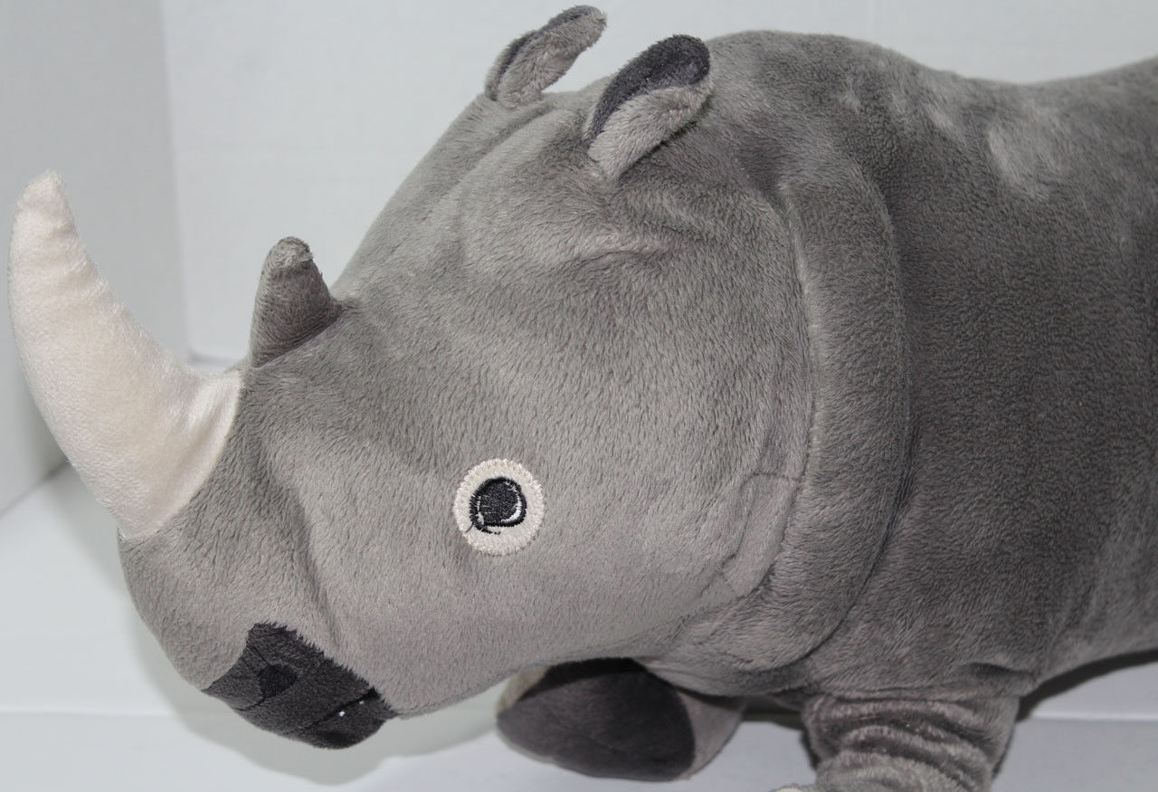 stuffed rhino head