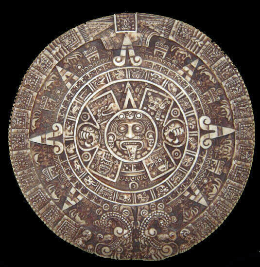 Aztec Maya Mayan Calender Sculpture Relief 13