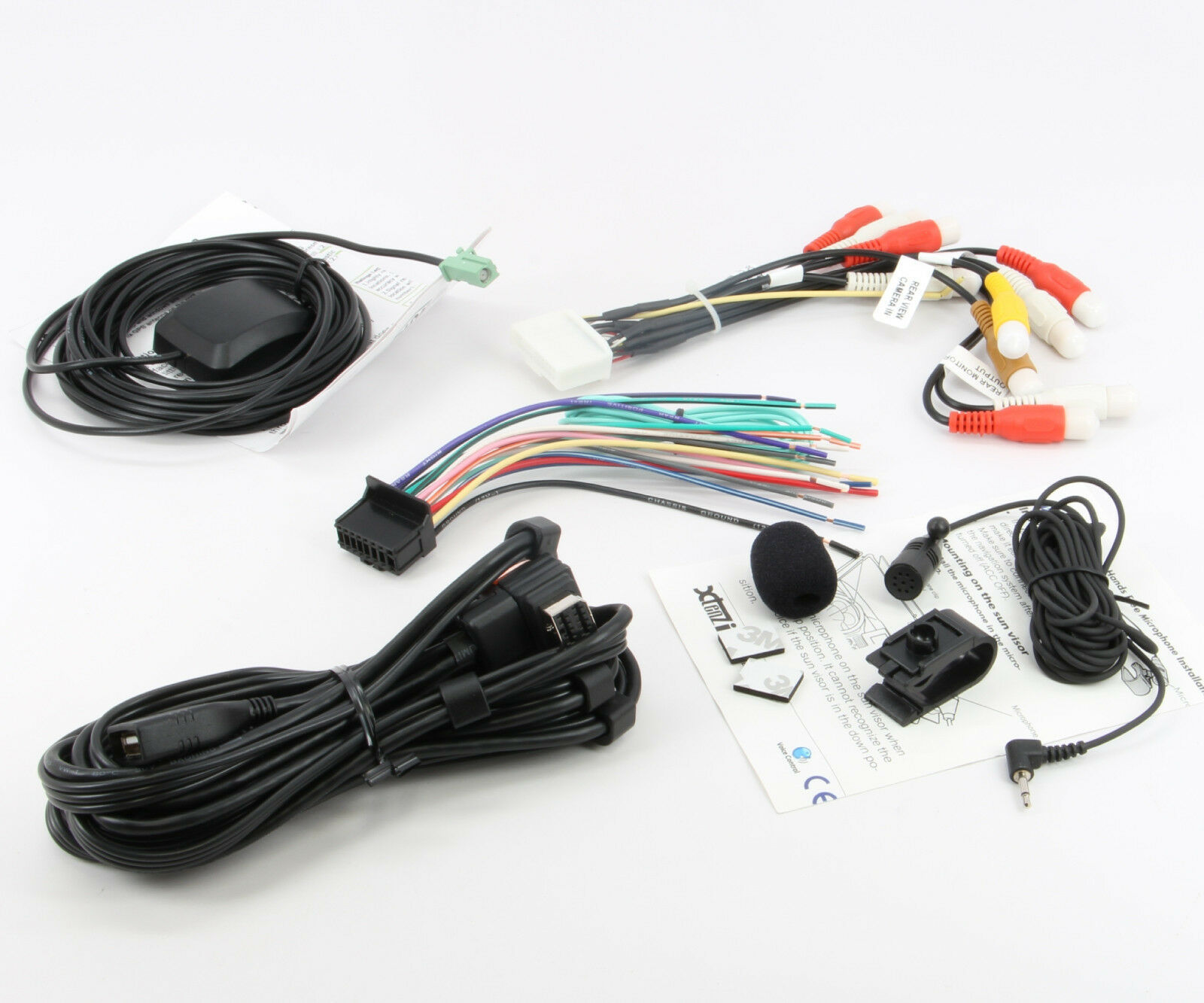 Xtenzi Cable Set for Pioneer AVIC-X920BT Z120BT Z110BT GPS MIC RCA Power Harness