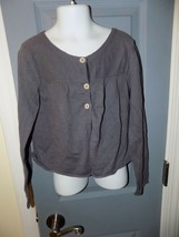 Mini Boden Gray/Purple Cardigan Sweater Size 7/8Y Girl&#39;s EUC - $29.00