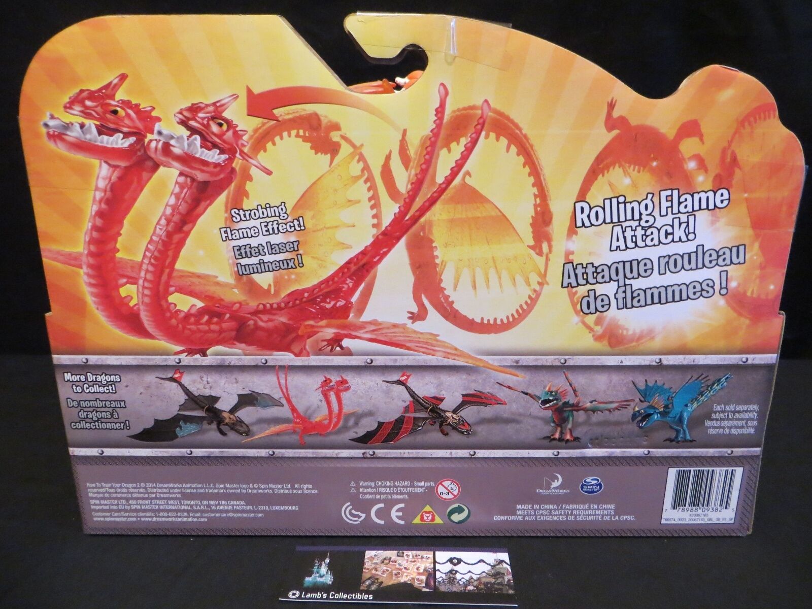 How to Train Your Dragon 2 Hideous Zippleback Power Dragon Red