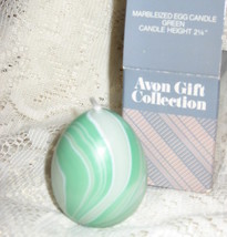 Avon Gift Collection - Marbleized Egg Candle with Original Box-1986 - $8.00