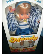 Rare Fisher Price #216 My Friend Mandy Cheerleader Doll Never Removed fr... - $110.00