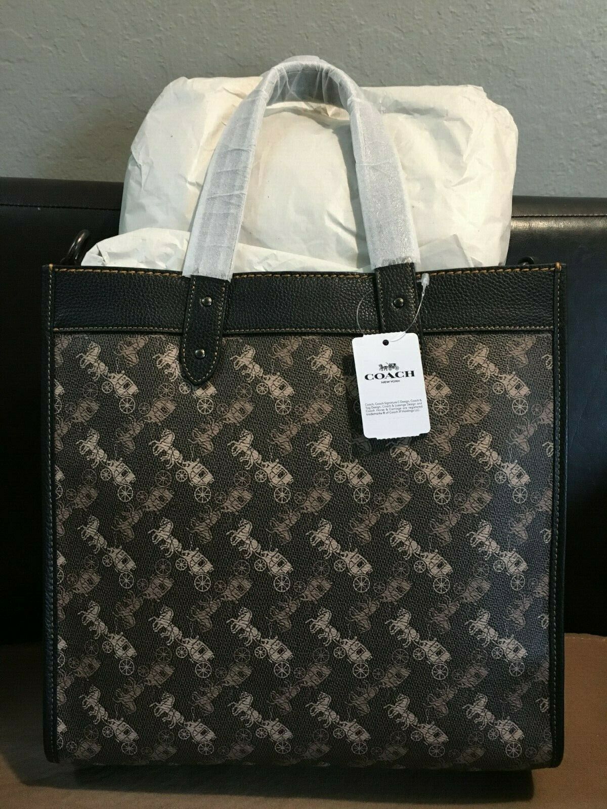 coach horse tote