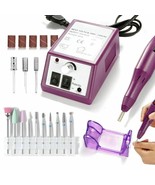 Nail Drill Electric for Manicure 10pcs Milling Cutters Drill Bits Set Pe... - $37.99+
