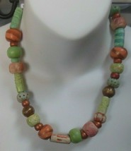 Antique African Trade Beads Ceramic/Stone 19&quot; long - $330.00