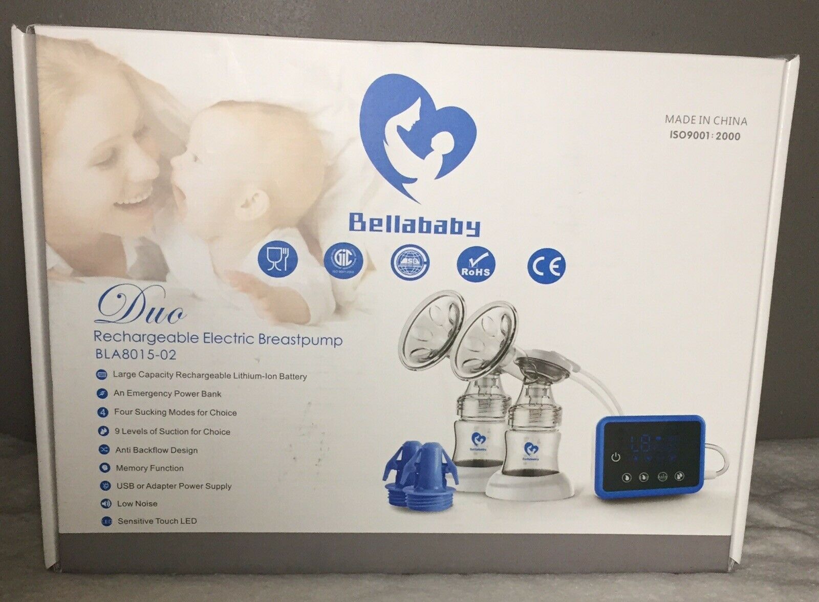 Bellababy BLA801502 Duo Rechargeable Electric Breastpump Electric